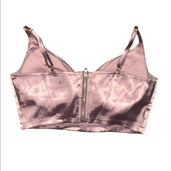 ROSE GOLD SILK TOP - Picture 2 of 2